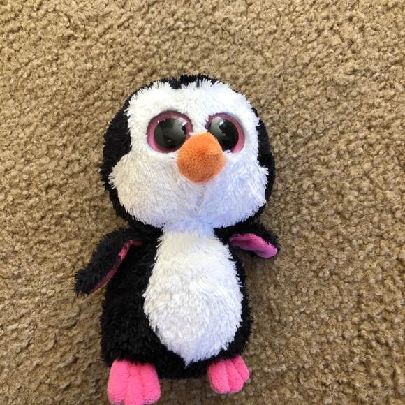 pink penguin beanie boo